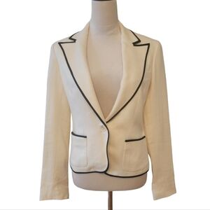 Lauren by Ralph Lauren Linen Blazer Jacket Size 2